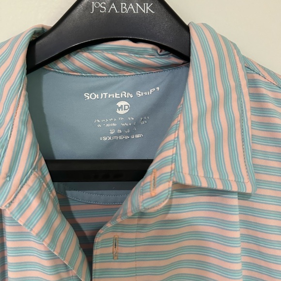 Pink/light blue, medium, good condition, performance polo - Picture 2 of 3